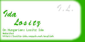ida lositz business card